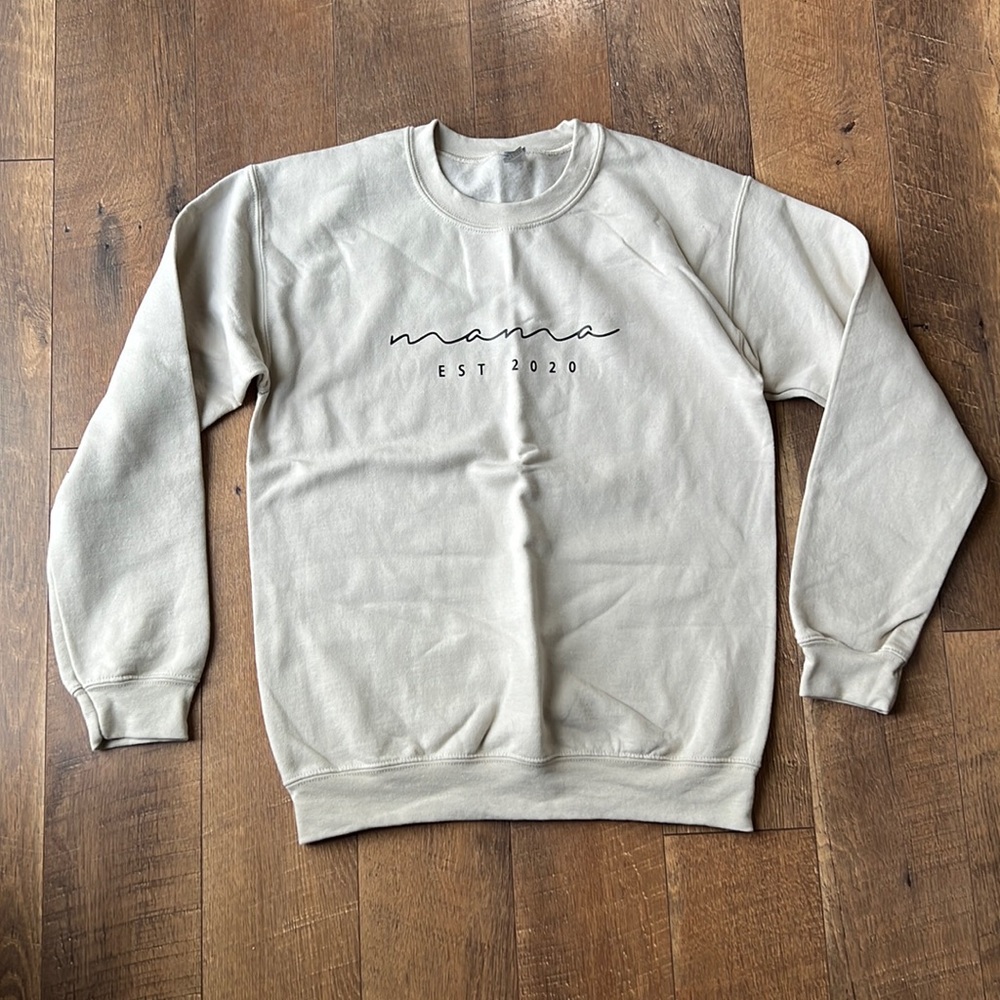 Mama Established 2020 Crew Neck Sweatshirt - Picture 1 of 6